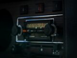 black 1-DIN head unit