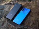 blue and black Xiaomi Redmi android smartphones
