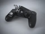 black sony ps 4 game controller