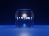 a blue cube with a white logo